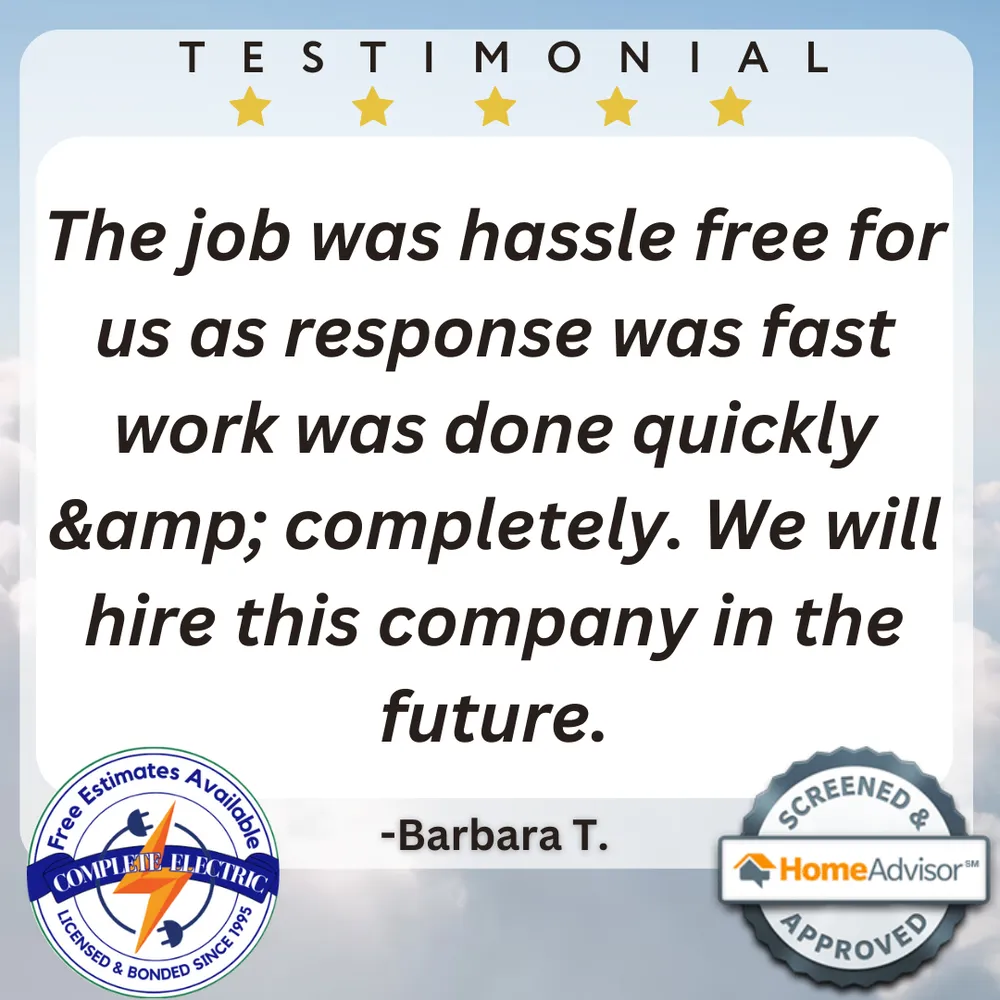 Slide of Complete Electric Service