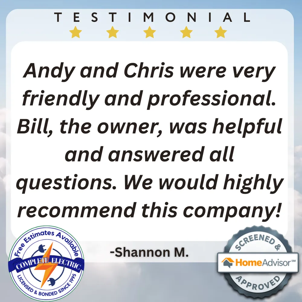 Slide of Complete Electric Service