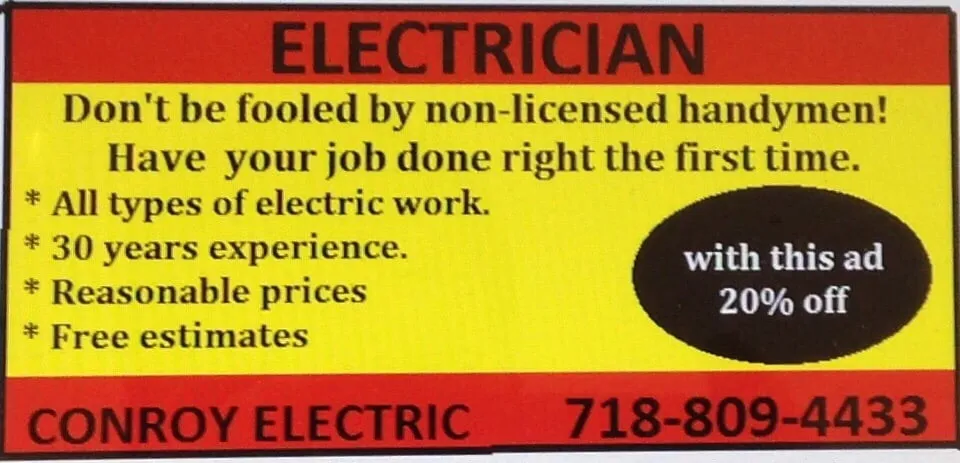 Slide of Conroy Electric