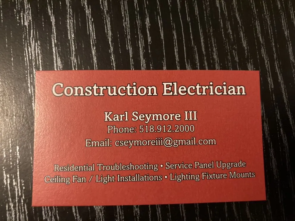 Slide of Construction Electrician Seymore III