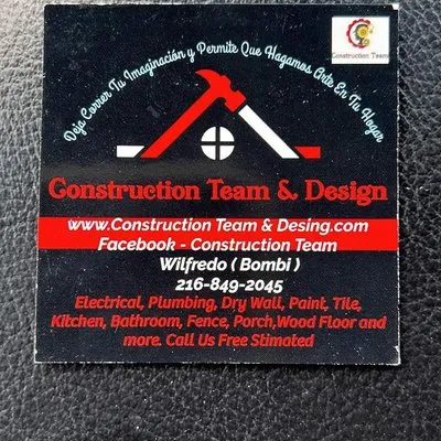 Construction Team & Design Logo