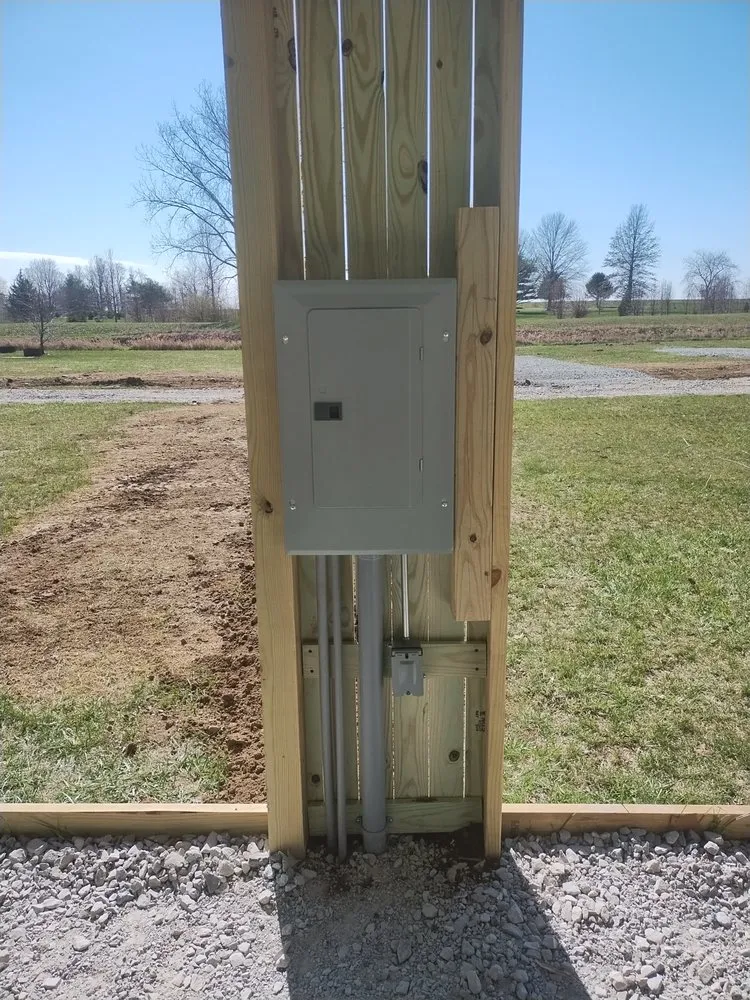 Slide of Copper Electric Service