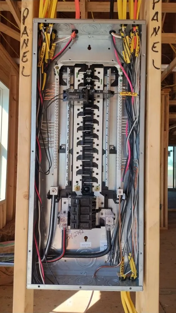 Slide of Copper Electric Service