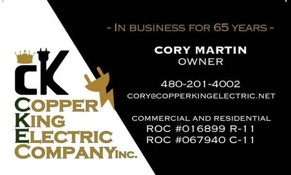 Copper King Electric Logo