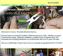 Slide of Corona Riverside Electrical Service