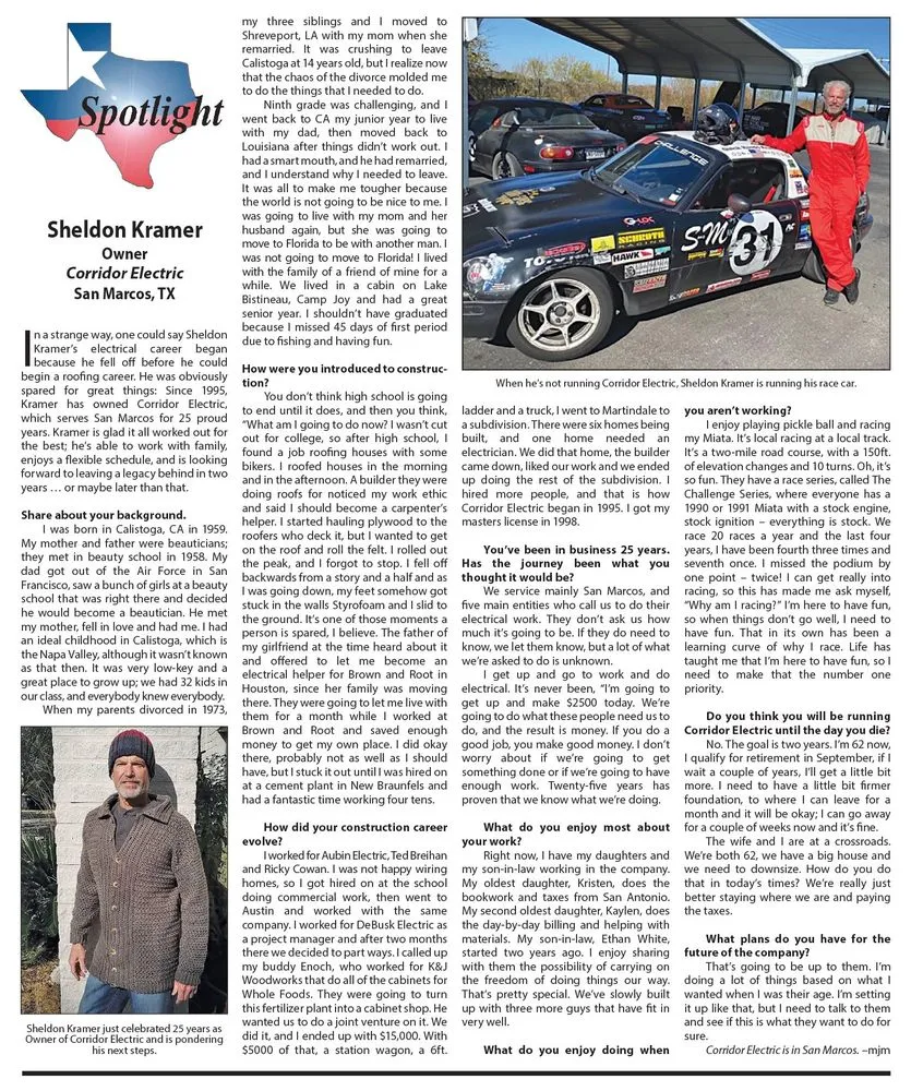 Slide of Corridor Electric