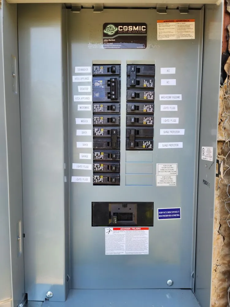 Professional outlet and switch repair in ,  by Cosmic Electric and Data Systems