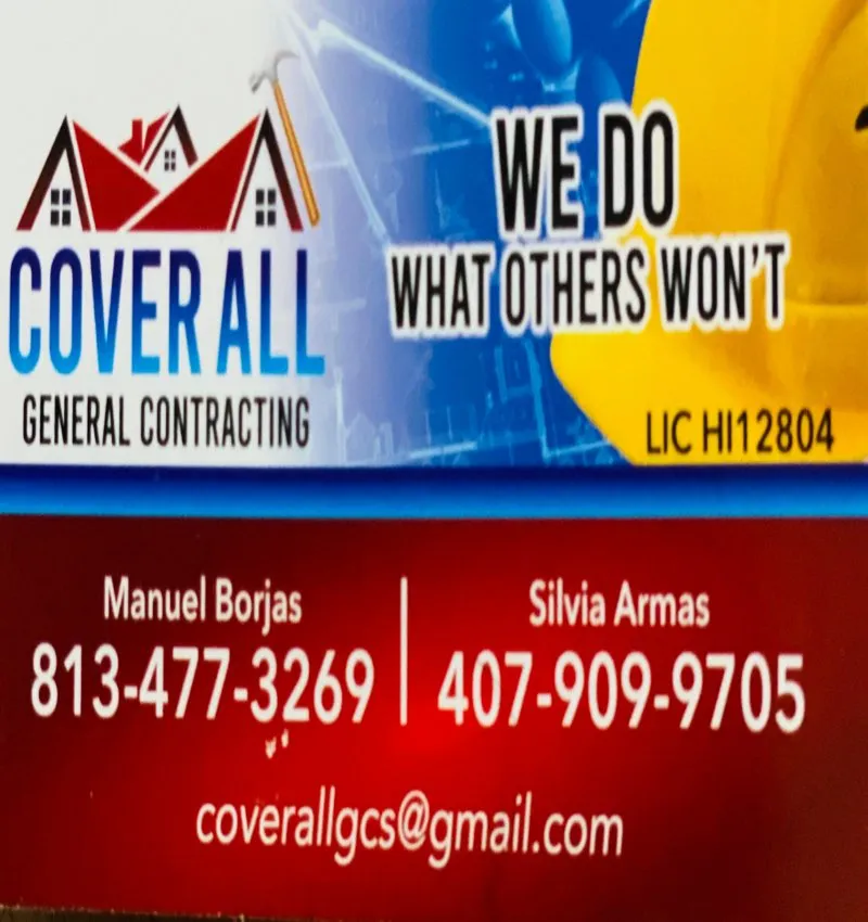Slide of Cover All General Contracting Services