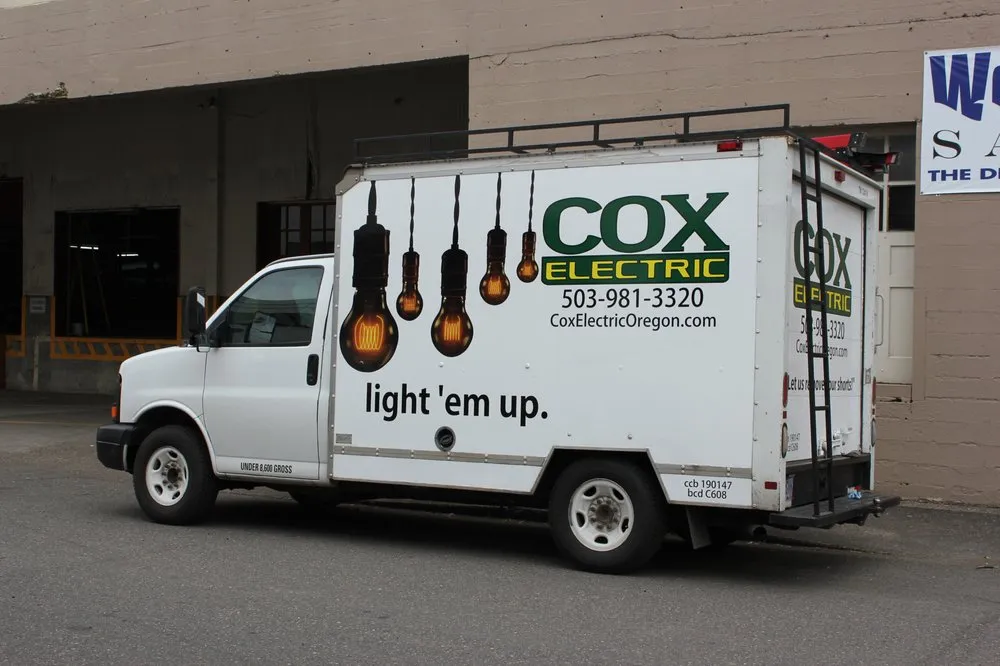 Slide of Cox Electric