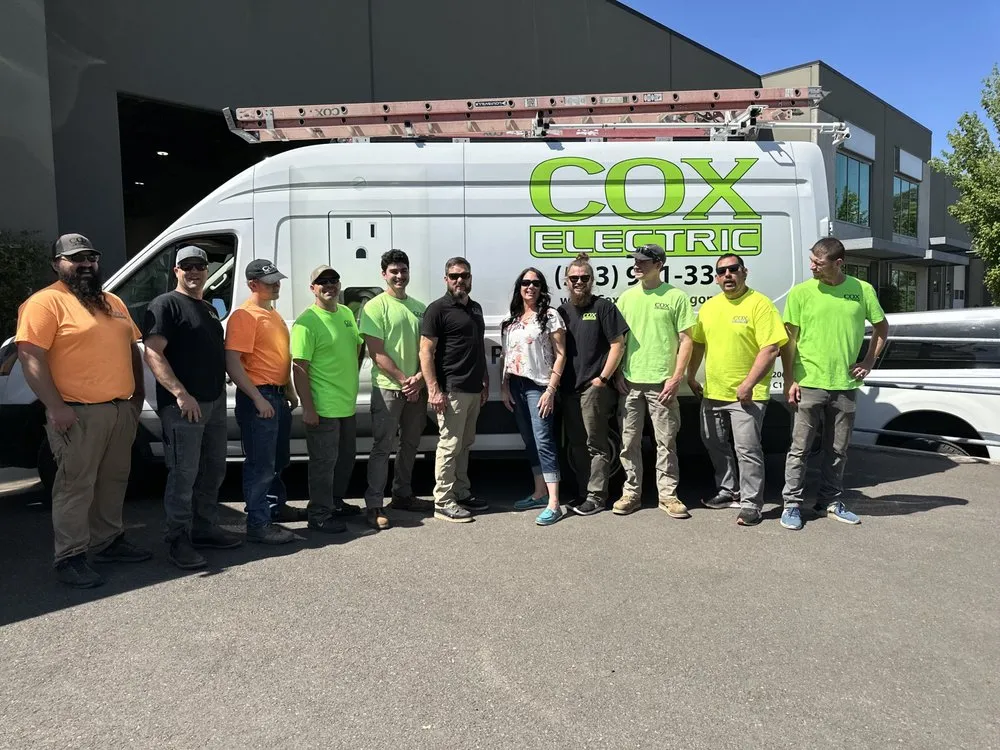 Slide of Cox Electric