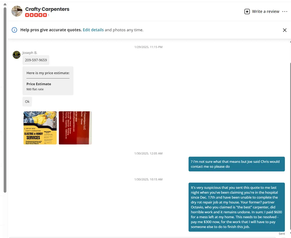 Slide of Crafty Carpenters