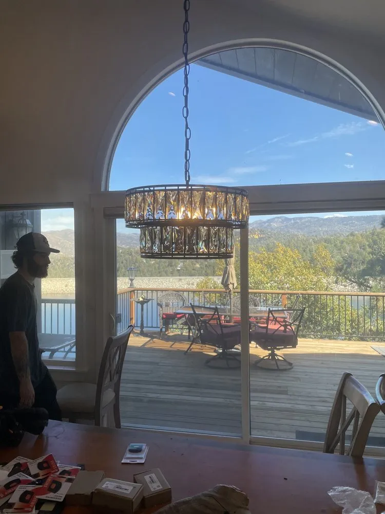 Reliable electrical service for homes in lighting installation,  by 