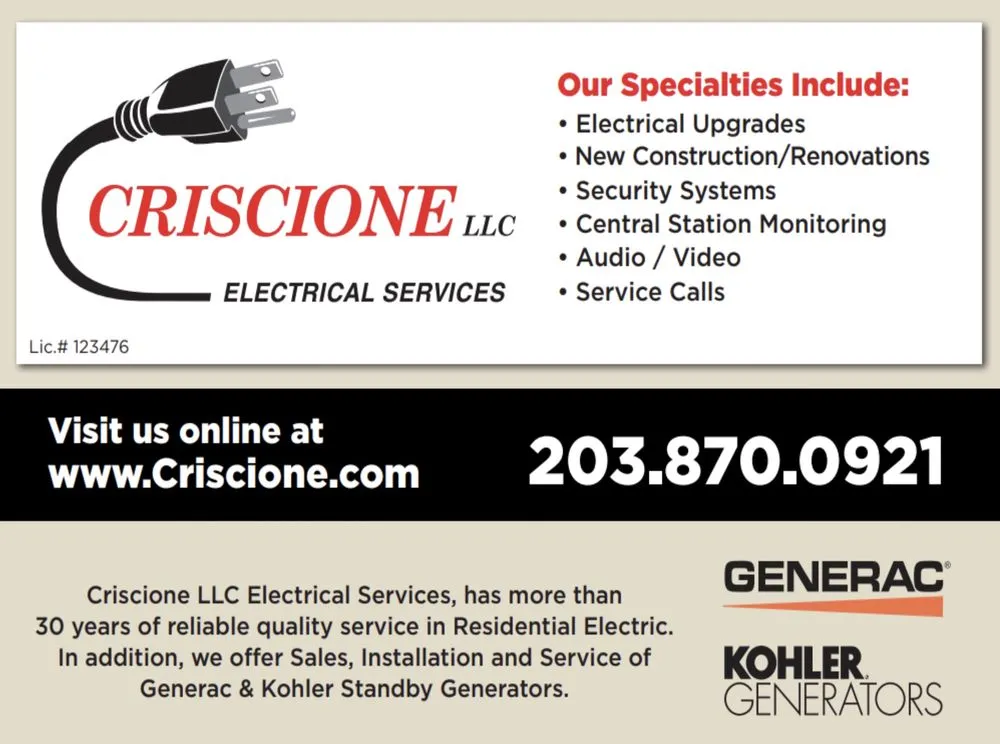Slide of Criscione Electrical Services