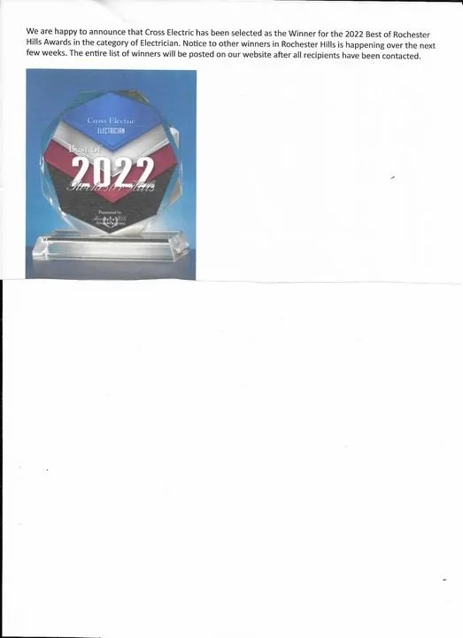 Slide of Cross Electric