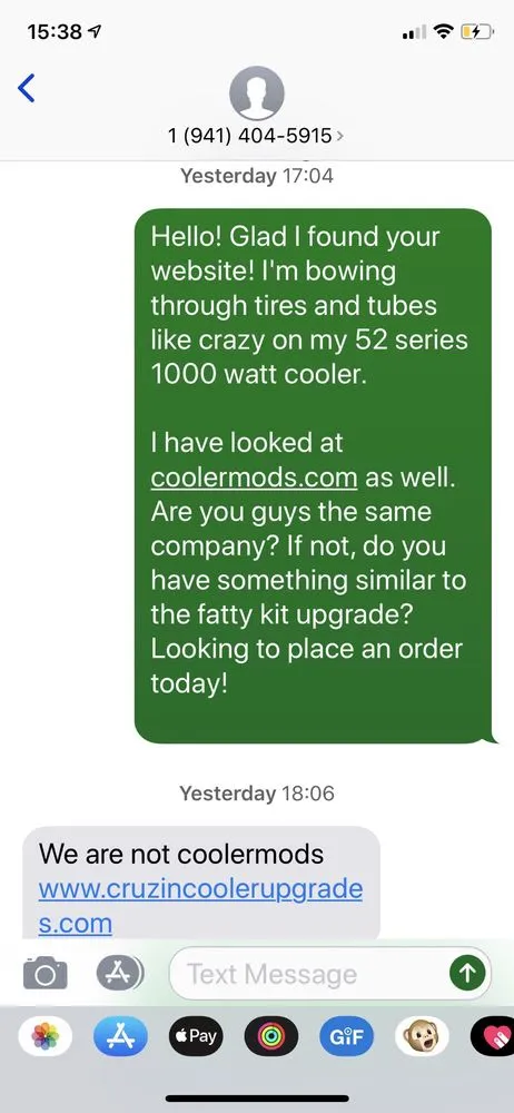 Slide of cruzin cooler upgrades