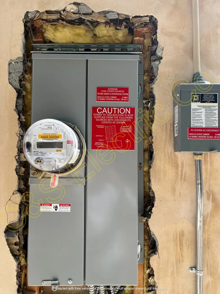 Slide of C&S Electric Company