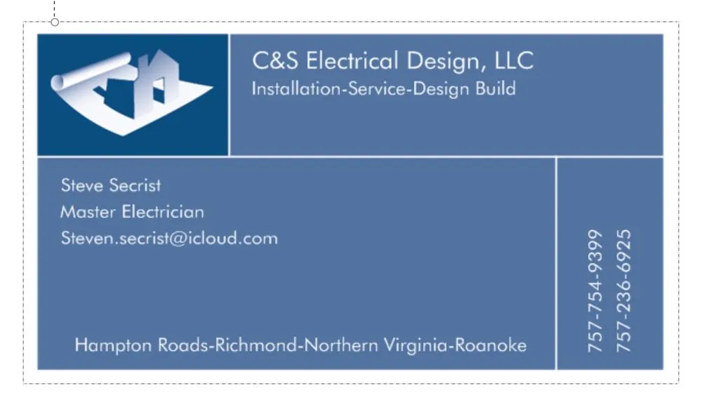 Slide of C&S Electrical Design