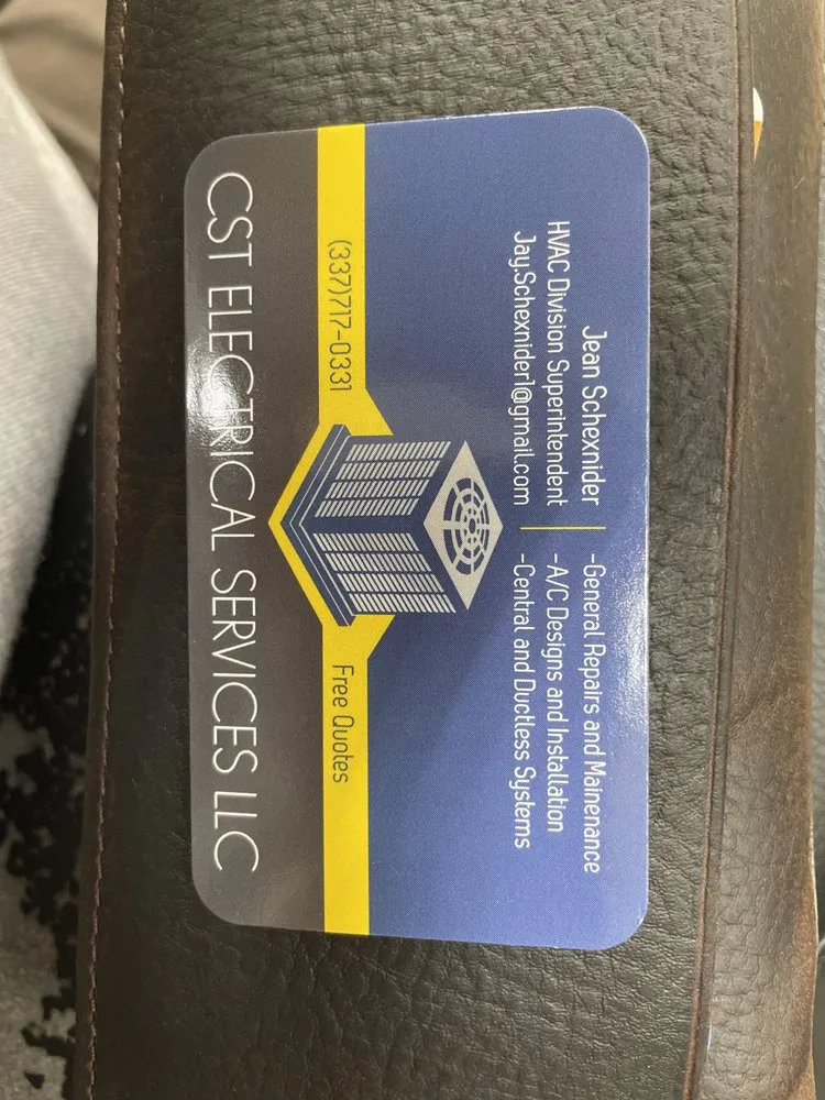 Slide of CST Electrical Services