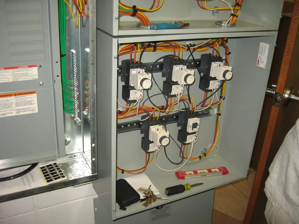 Slide of Current Electrical Mechanical