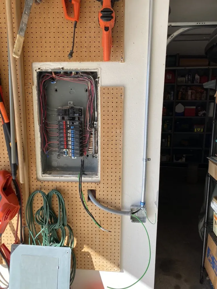 Emergency lighting installation in , by Current Security and Electric