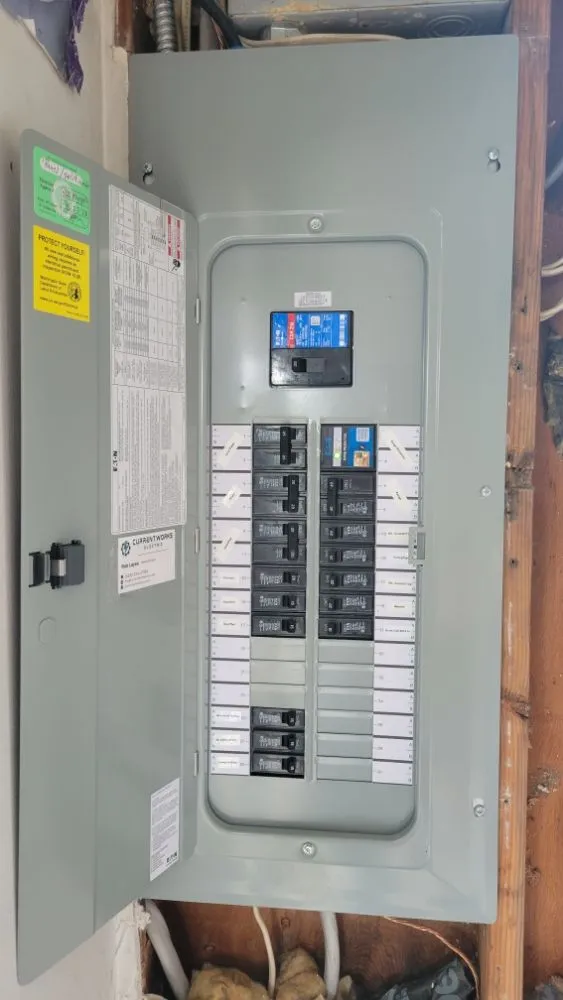 Licensed electrical service for homes in wiring installation,  by 