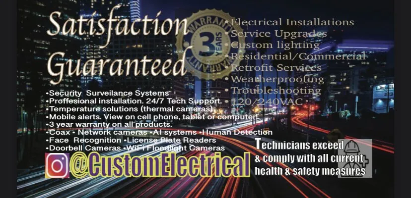 Slide of Custom Electrical