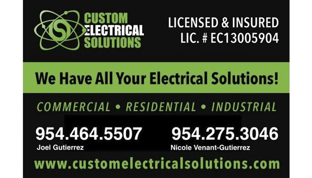 Slide of Custom Electrical Solutions