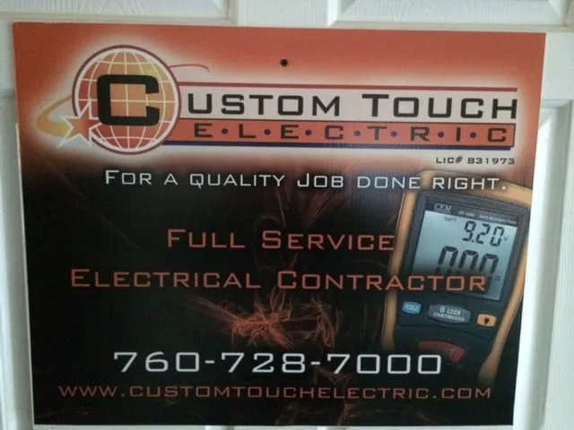 Slide of Custom Touch Electric