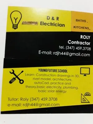 D & R Electrician Logo