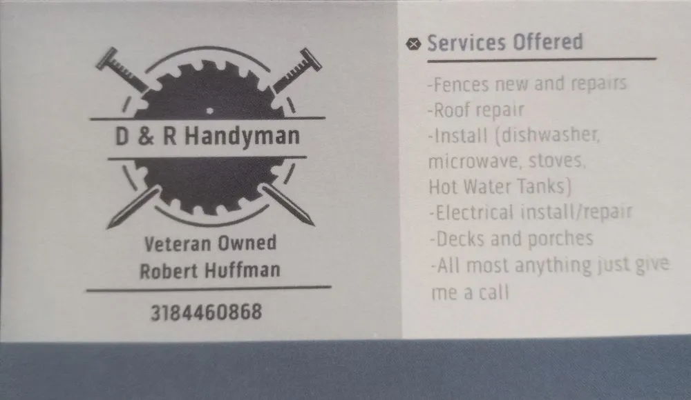 Certified electrical repair in Boyce, LA by D & R Handyman
