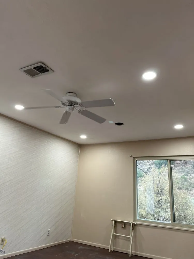 Professional electrician providing panel upgrade in , 