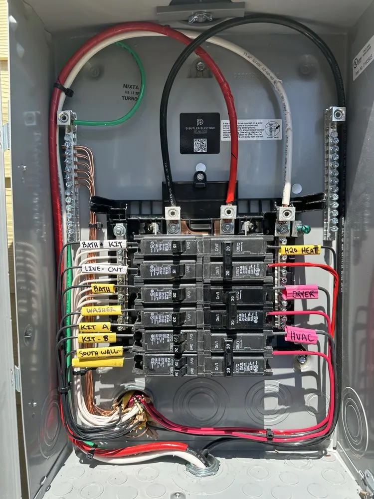 Slide of D Butler Electric