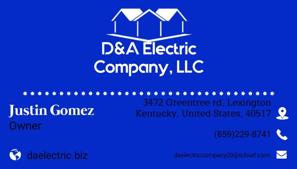 Slide of D&A Electric