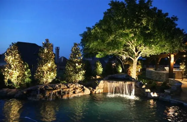 Slide of Dallas Landscape Lighting