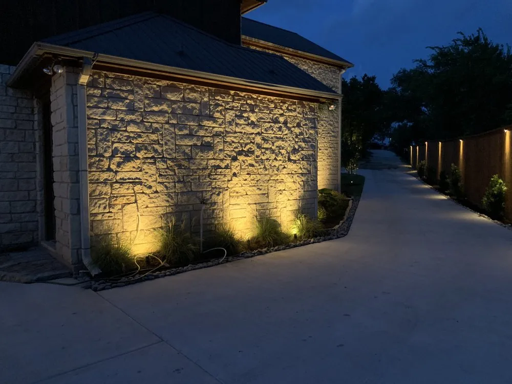 Slide of Dallas Landscape Lighting
