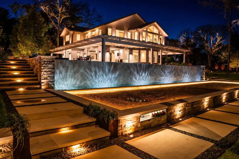 Slide of Dallas Landscape Lighting