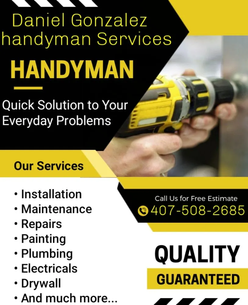 Slide of Daniel Gonzalez Handyman Services