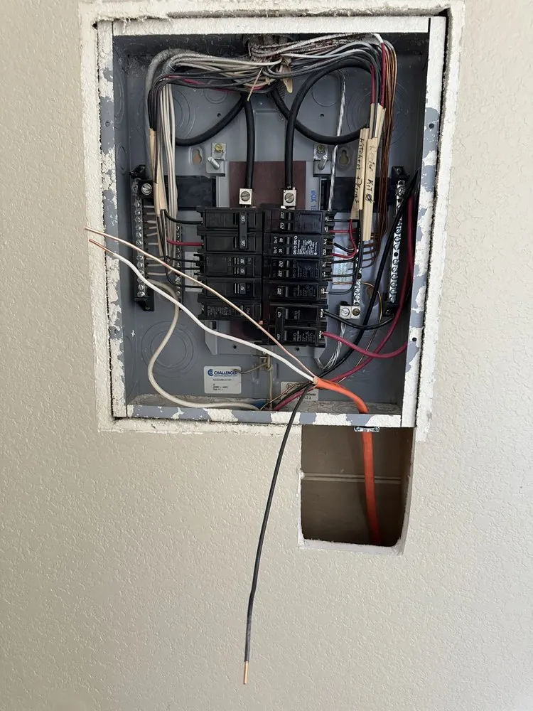 Professional electrical service for homes in panel upgrade, by