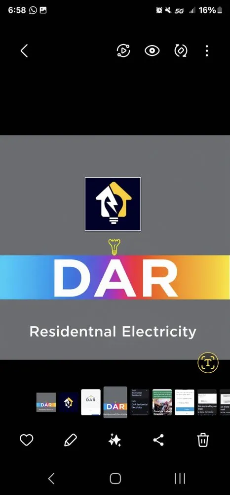 Slide of DAR Residential Electricity
