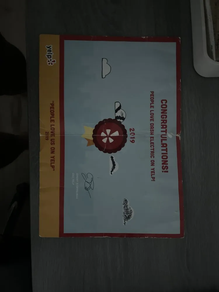 Slide of Dash Electric