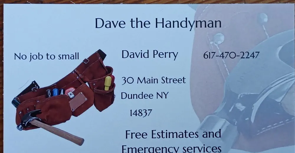 Slide of Dave the Handyman