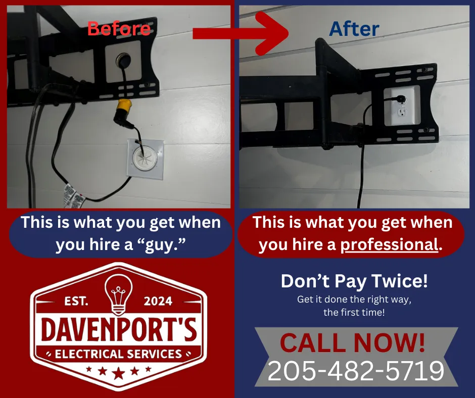 Slide of Davenport's Electrical Services