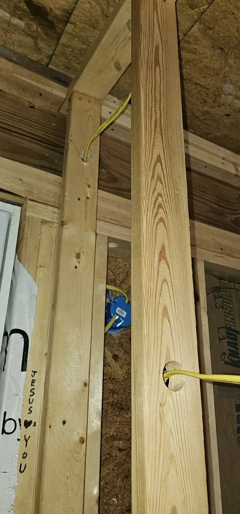 Affordable electrical service for homes in wiring installation,  by 