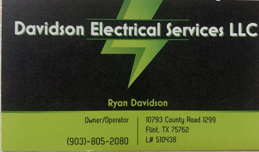 Certified lighting installation service in Flint, TX - Davidson Electrical Services