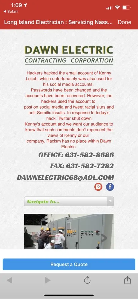 Slide of Dawn Electric