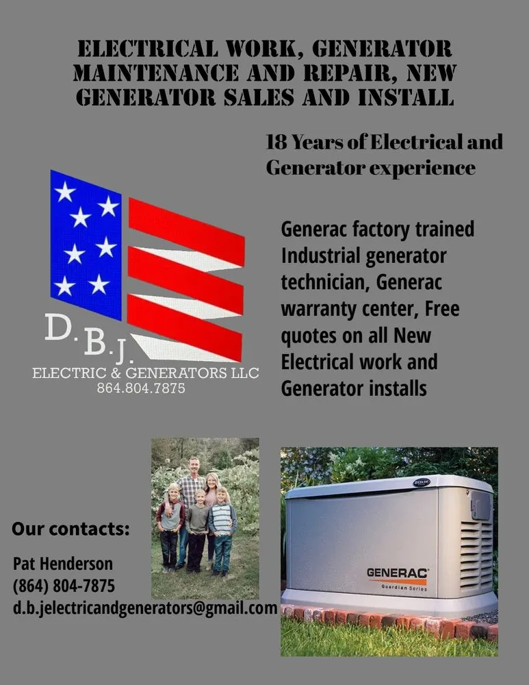 Slide of D.B.J Electric And Generators