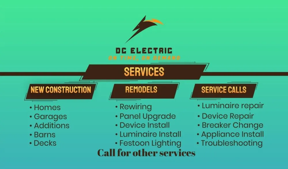 Reliable electrical repair in Lawrenceville, VA by DC Electric