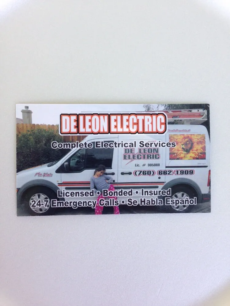Slide of De Leon Electric