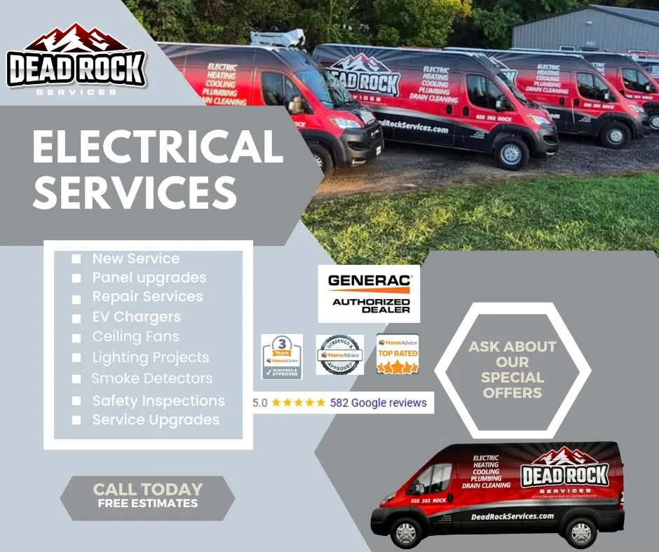 Affordable electrical repair service in Harpers Ferry, WV - Dead Rock Services