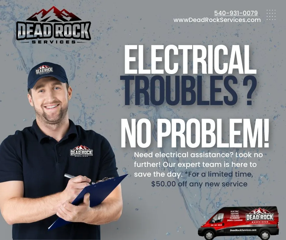 Certified electrician providing panel upgrade in Harpers Ferry, WV - Dead Rock Services